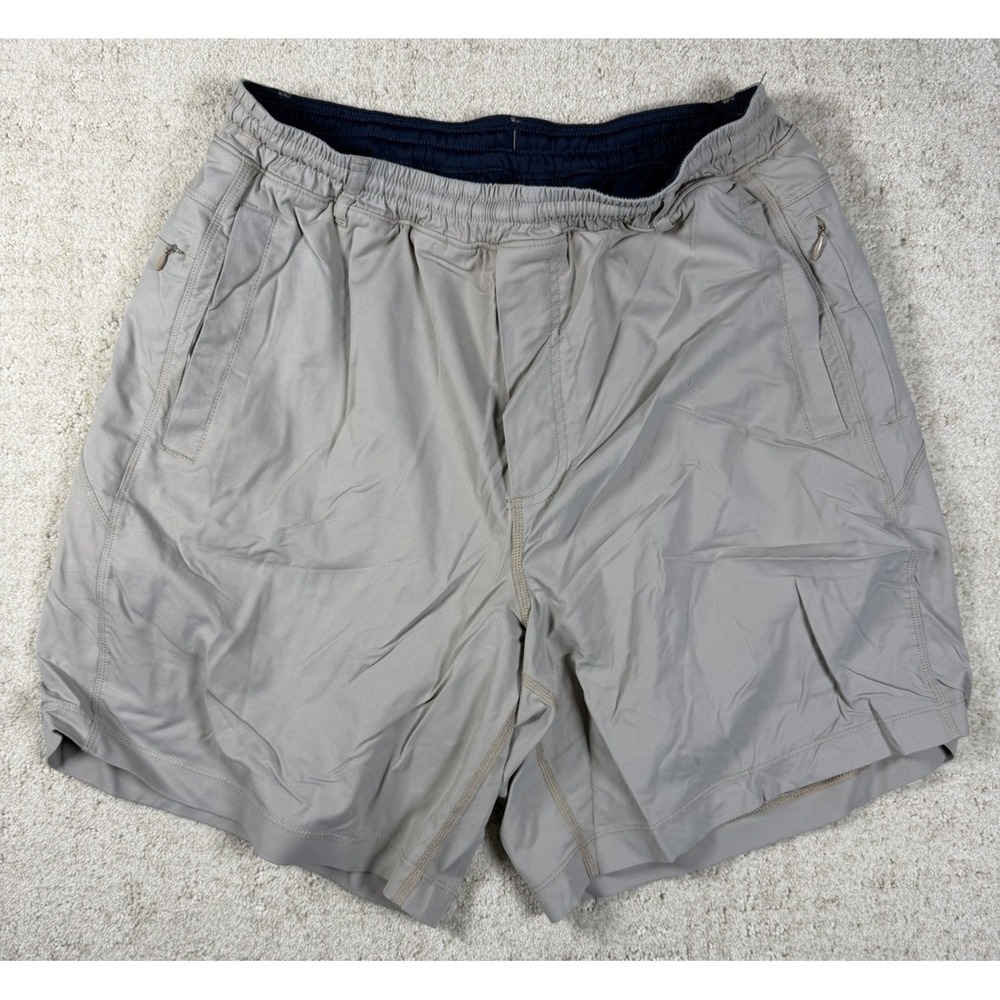 Bird Dogs Boom Beige Performance Shorts Men's XL Regular Stretch Golf Casual 7"